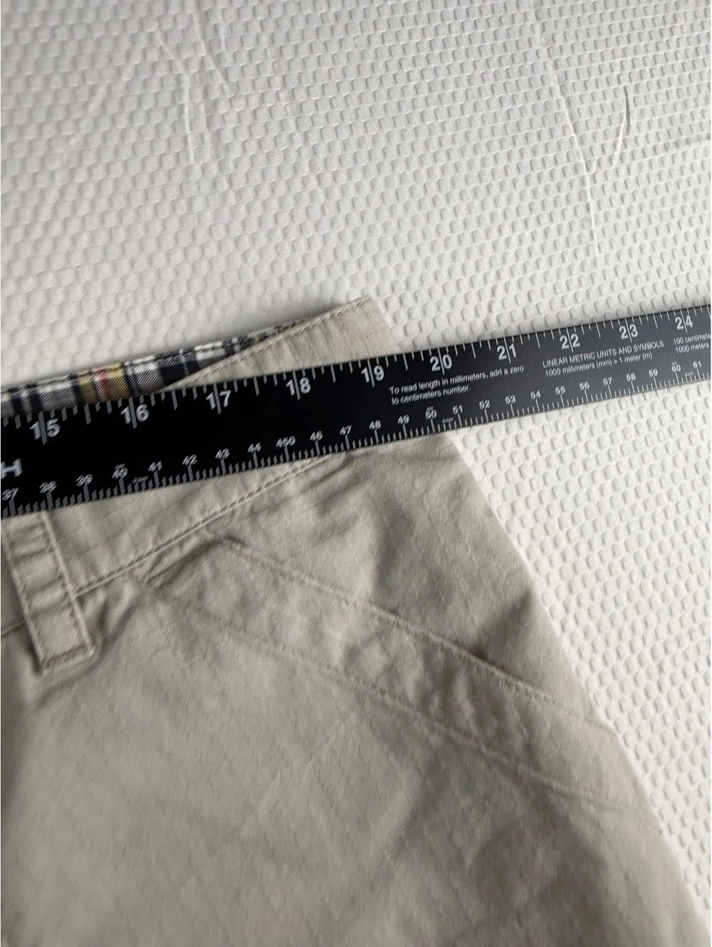 Men’s Reversible Shorts Approx 38 Khaki Plaid 2-in-1 Preppy Golf Casual Gap?
